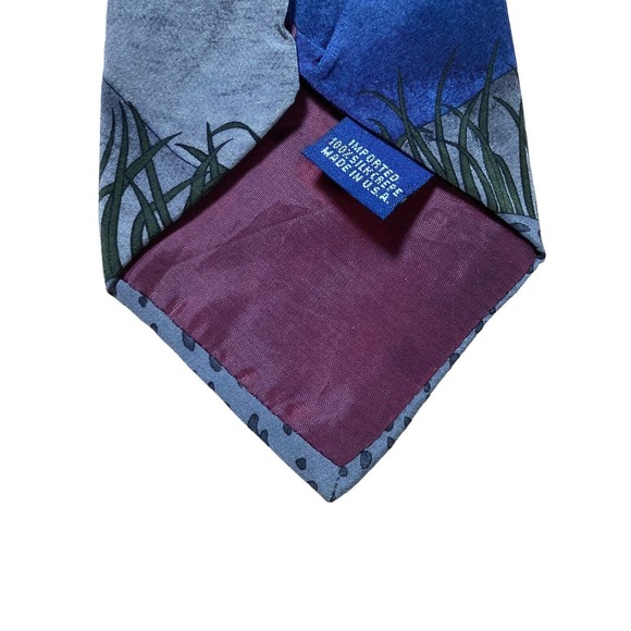 World Wildlife Fund WWF Leopards Design NO 138 Vintage Novelty Necktie - Picture 5 of 7